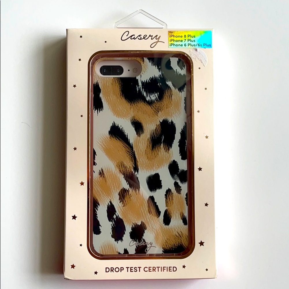 Casey Leopard print iPhone 7+/8+ Case